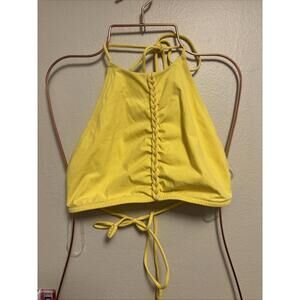 Ulla Johnson Bright Yellow Swim Top, SZ S, $170 Retail, NWOT, #997